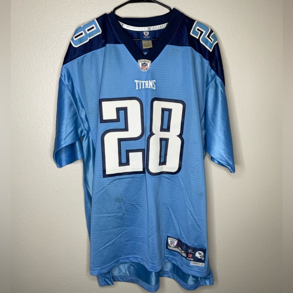 NFL x Reebok Tennessee Titans Chris Johnson #28 Jersey
